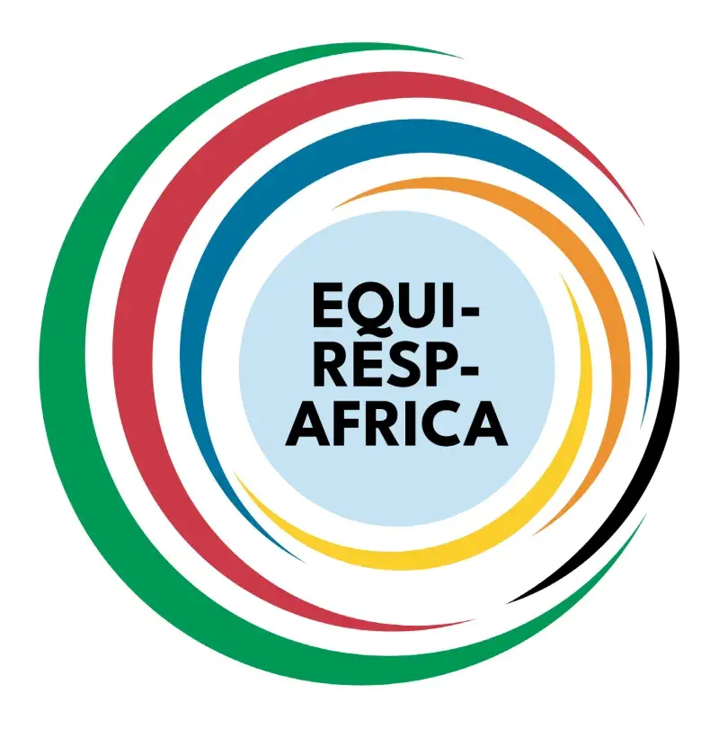 "EQUI-RESP-AFRICA" surrounded by coloured waves
