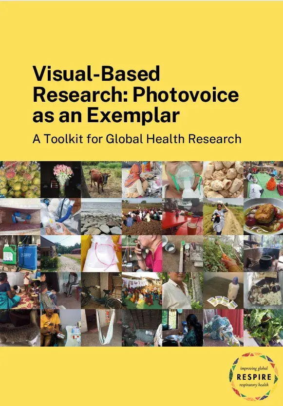 Front cover of the RESPIRE Photovoice Toolkit