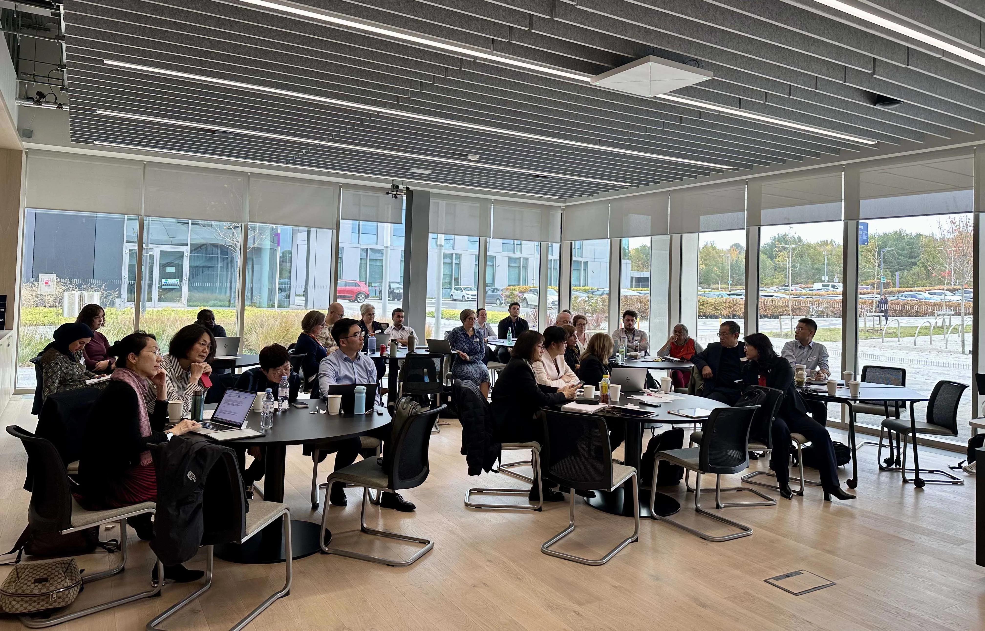 Delegates at the Scotland-China HPV vaccination and cervical screening knowledge exchange event, Usher Building, Edinburgh
