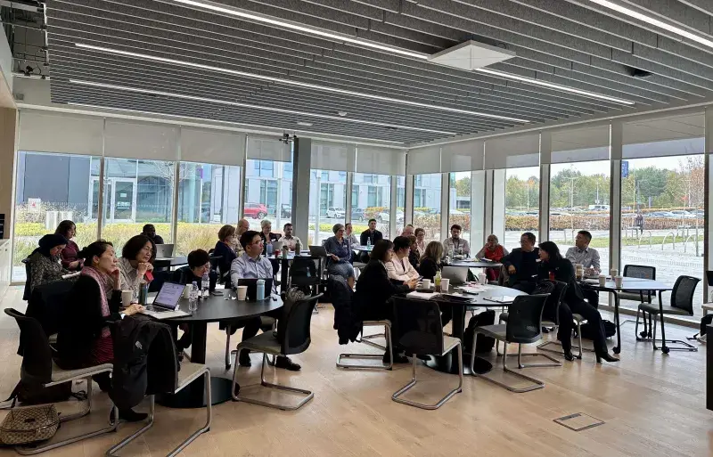 Delegates at the Scotland-China HPV vaccination and cervical screening knowledge exchange event, Usher Building, Edinburgh