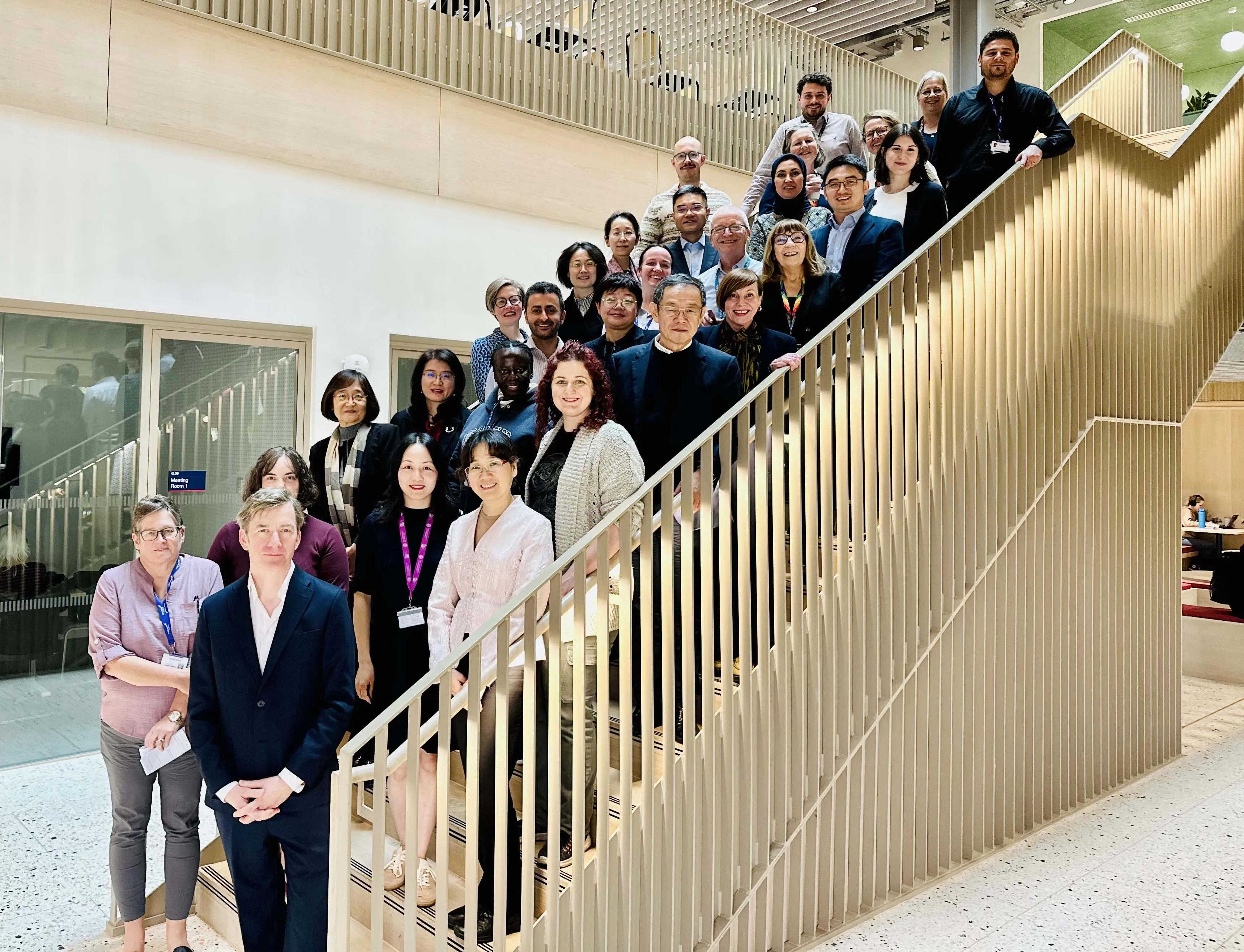Delegates at the Scotland-China HPV vaccination and cervical screening knowledge exchange event, Usher Building, Edinburgh