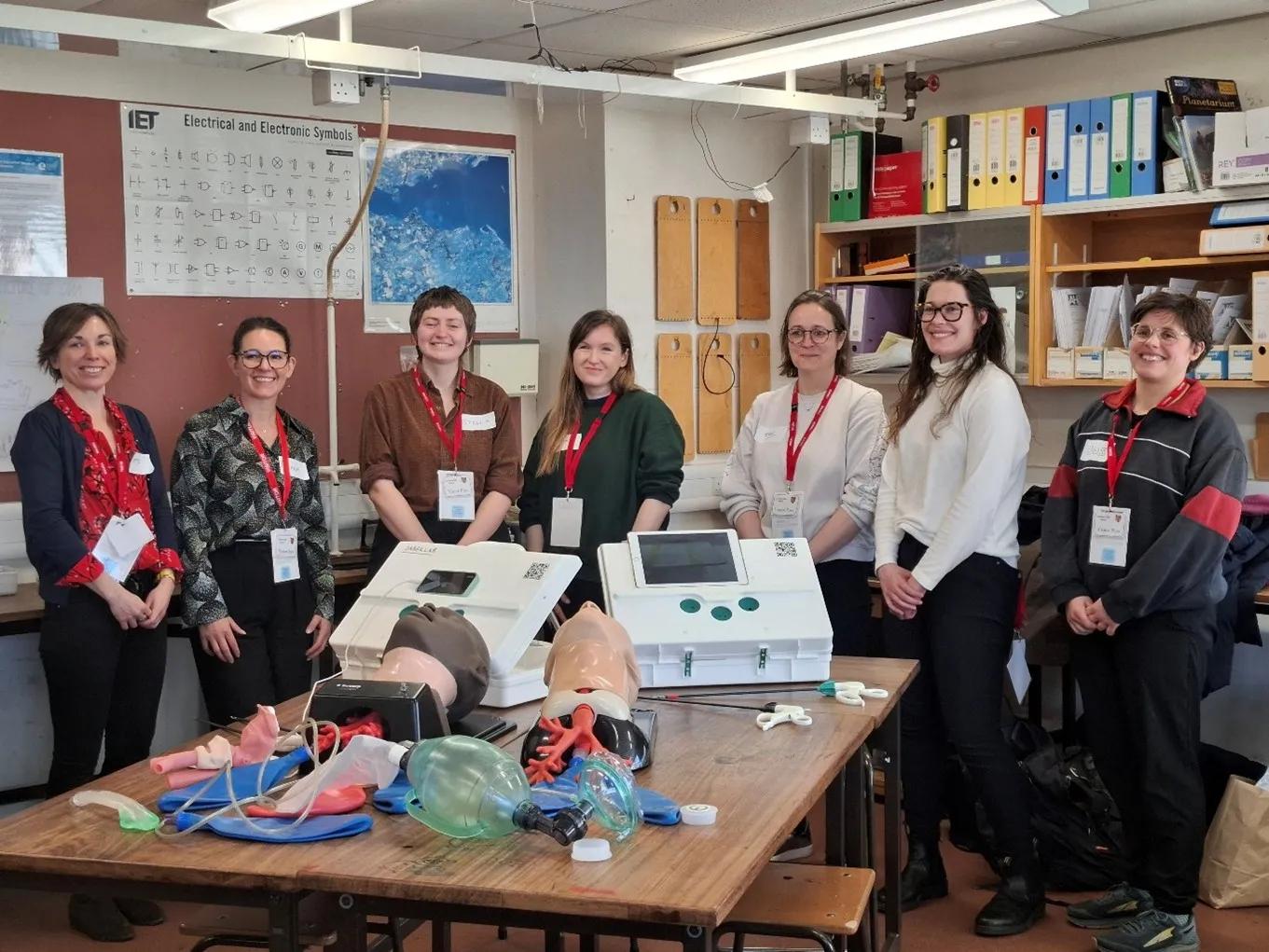 Photograph of group participating in the Outreach Programme at Liberton High School, March 2026