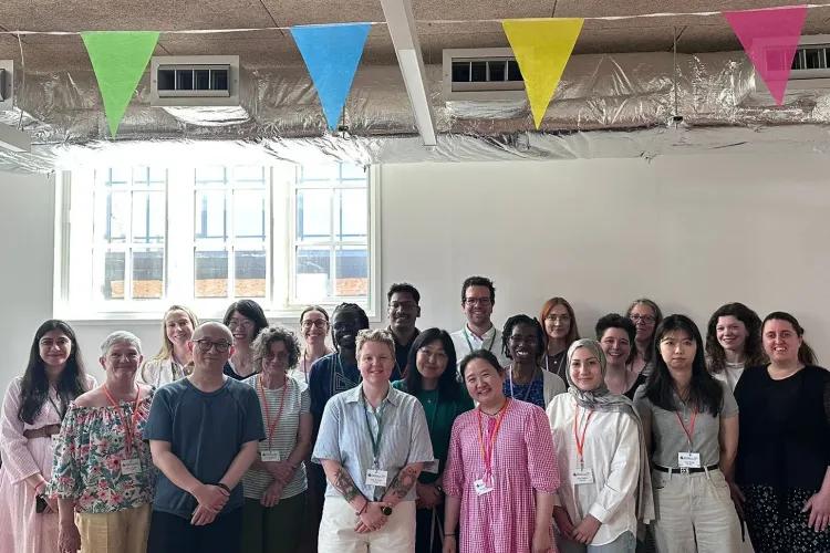 Attendees at the BSG ERA 2026 conference, including ACRC students Wanok Godfrey and Emilie McSwiggan