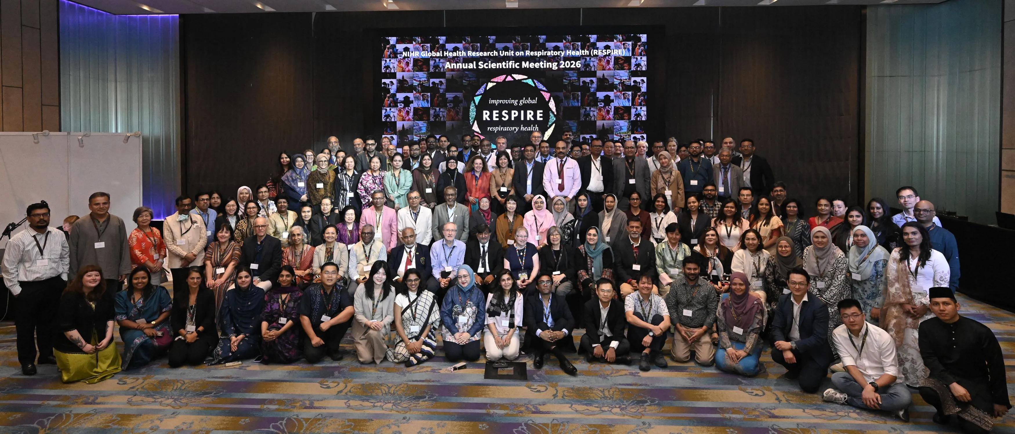 Group photo of delegates at the RESPIRE ASM
