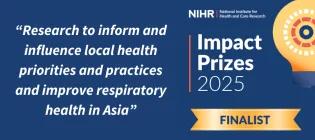 NIHR Impact Prize 2025 Finalist