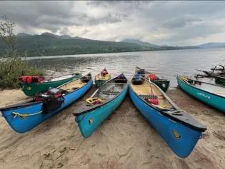 Boats on a beach