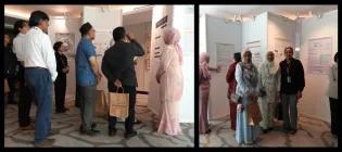 Stakeholders viewing research posters