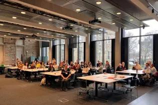 Photograoh of all the attendees of the Scottish Ageing Forum