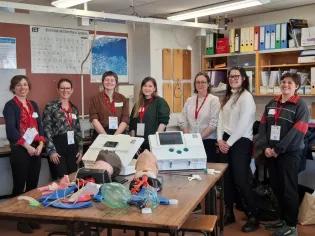 Photograph of group participating in the Outreach Programme at Liberton High School, March 2026