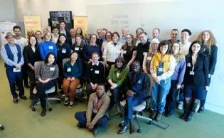 A group photo of the conference attendees