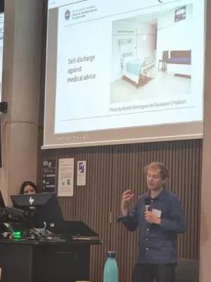 Christian presents at the Conference