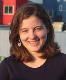 A young woman with brown hair