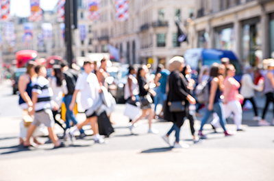 People walking