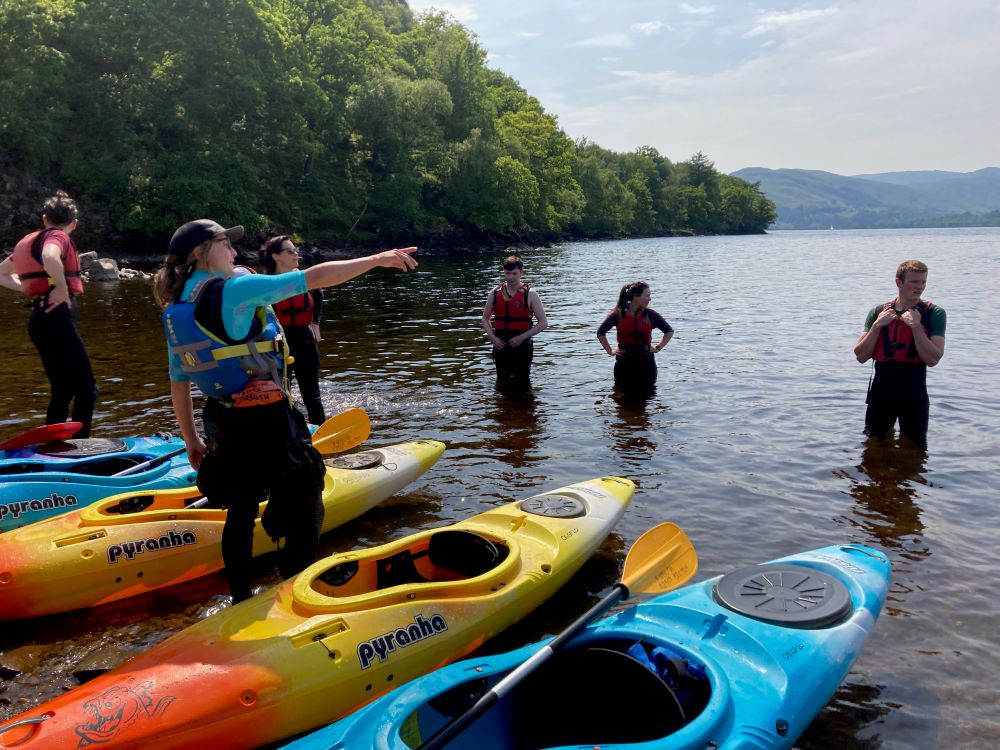 kayakers