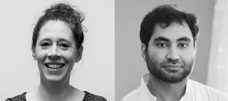 Head shots of Drs Kathrin Cresswell and Ahmar Shah