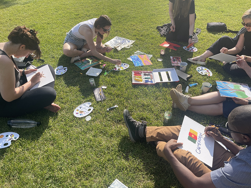 Usher community painting club