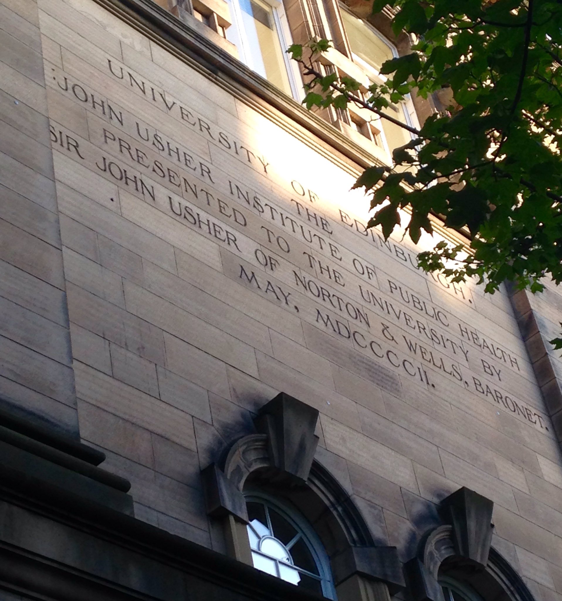 Former Usher Institute Building on Warrendar Park Road