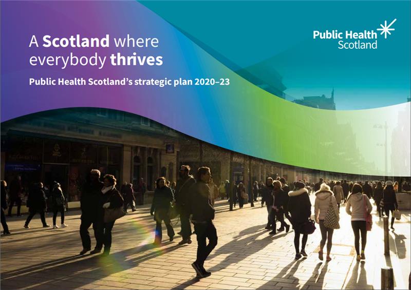 Public Health Scotland’s strategic plan 2020-23 cover page