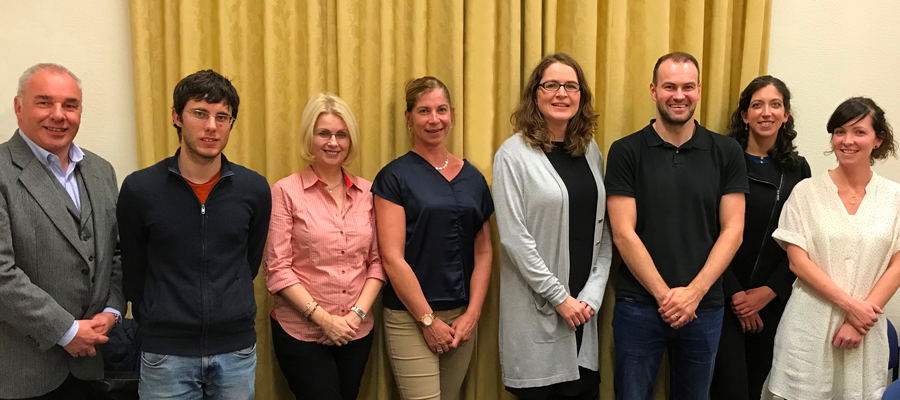 PRoGRAM-A team photo including 8 team members at the set up meeting