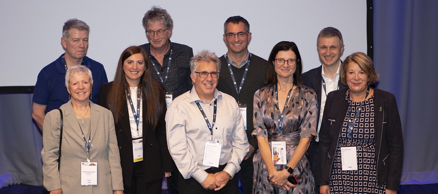 Bruce Guthrie and Stewart Mercer with other prize winners at RCGP awards 2019