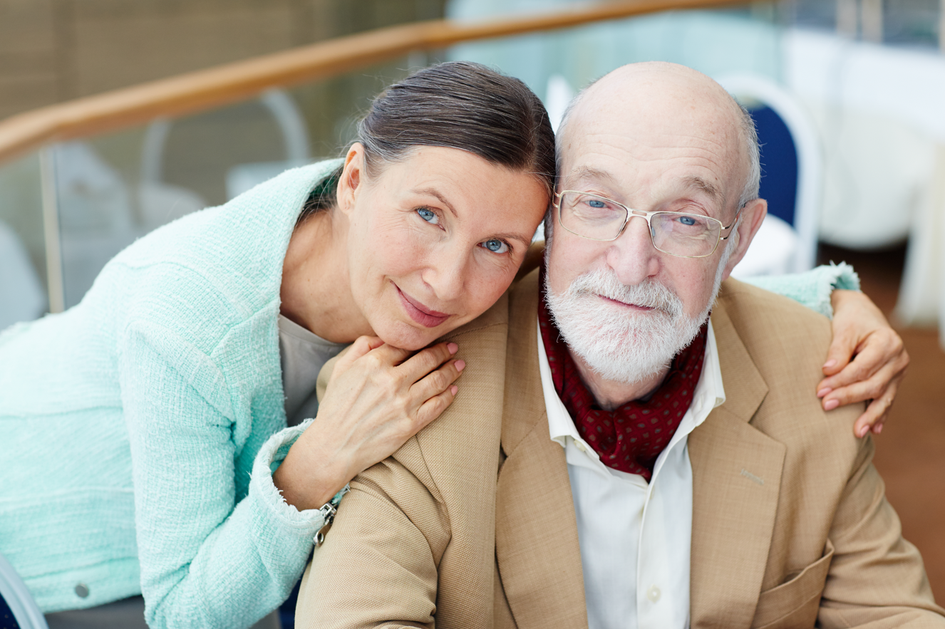 older couple smiling