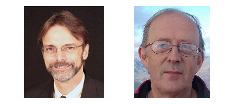 Portrait photos of Prof David A Williams and Prof Andrew Todd