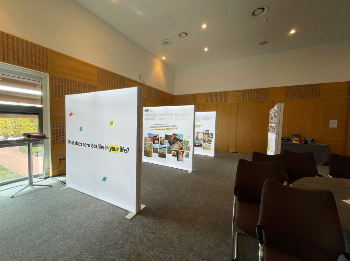 Images of Care exhibition boards