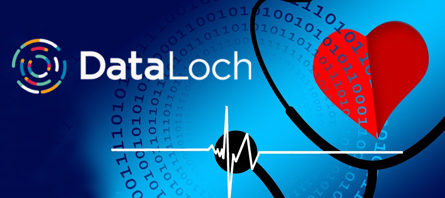 Image of heart, stethescope and DataLoch logo